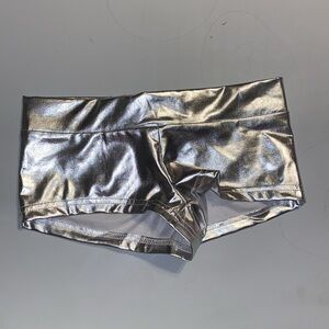 New never worn silver bottoms